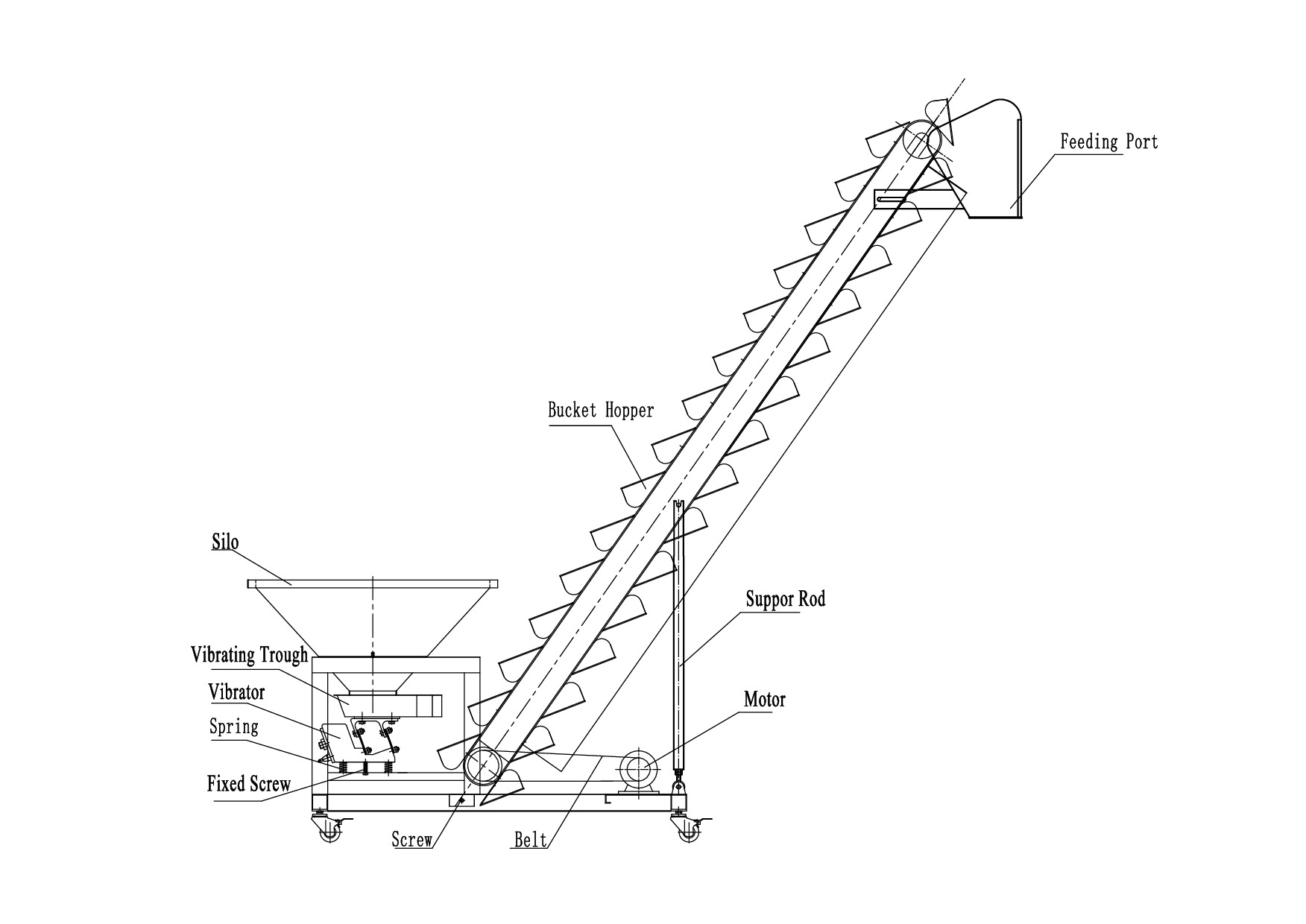 APT-T1 ведро кормительная машина